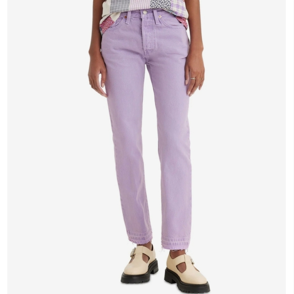 Levi's 501 Puple Denim Jeans